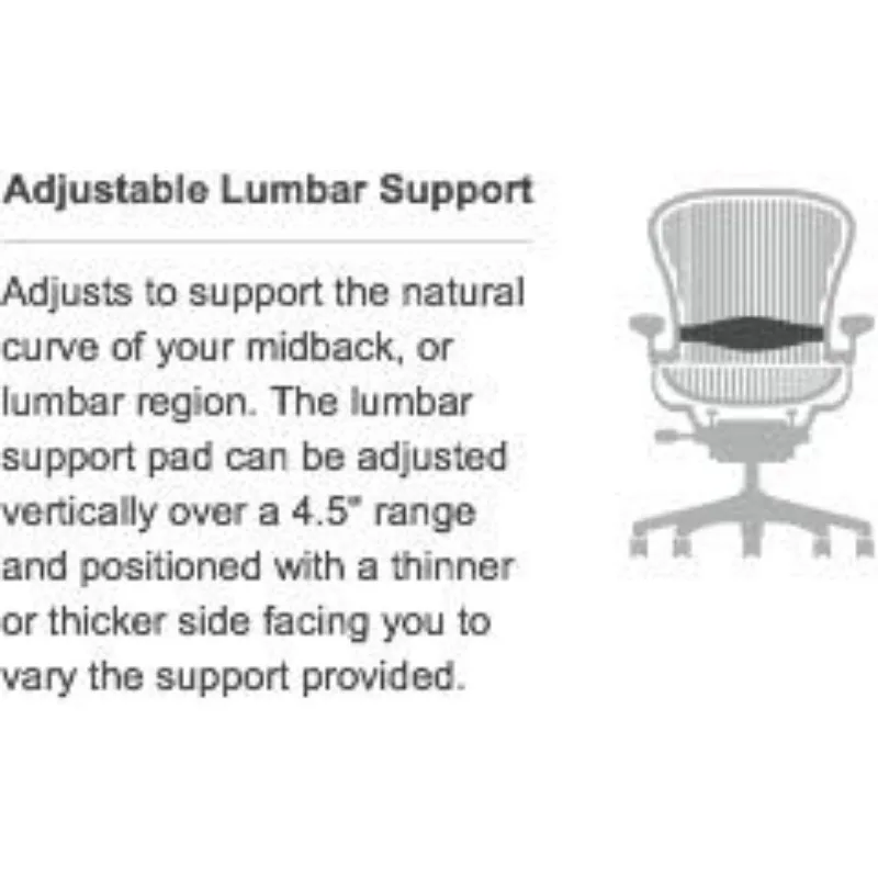 Silla Herman Miller Classic Aeron - Aluminio, Talla B