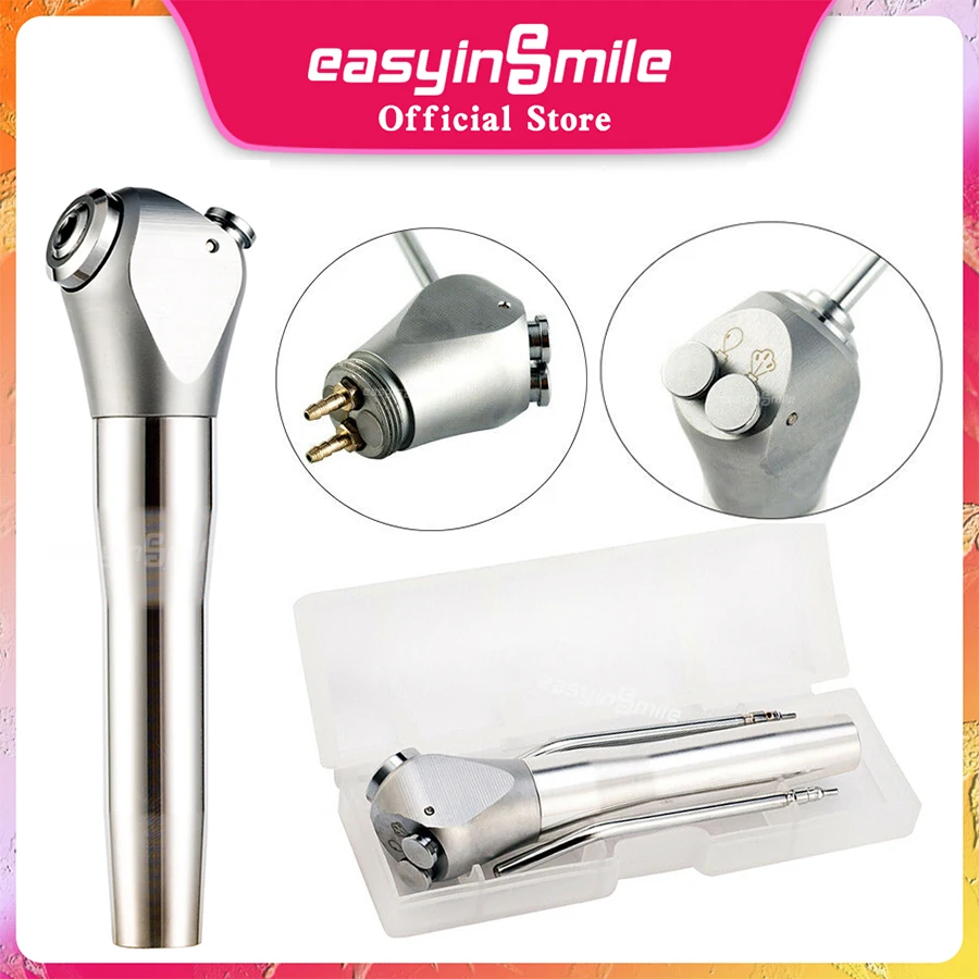 

EASYINSMILE Dental Air Water Spray Triple 3-Way Dentist Handpiece Syringe with 2 Nozzles Tips Tubes for Dental Clinic Instrument