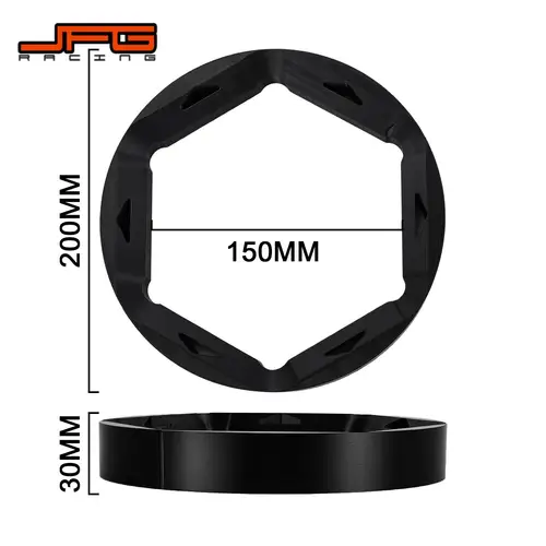 Imagen 2 del producto Protector de Cadena para Motocicleta, Tapa de Plástico, Cojín Anticolisión para KTM EXC, Accesorios para Motocicletas Husqvarna, Universal