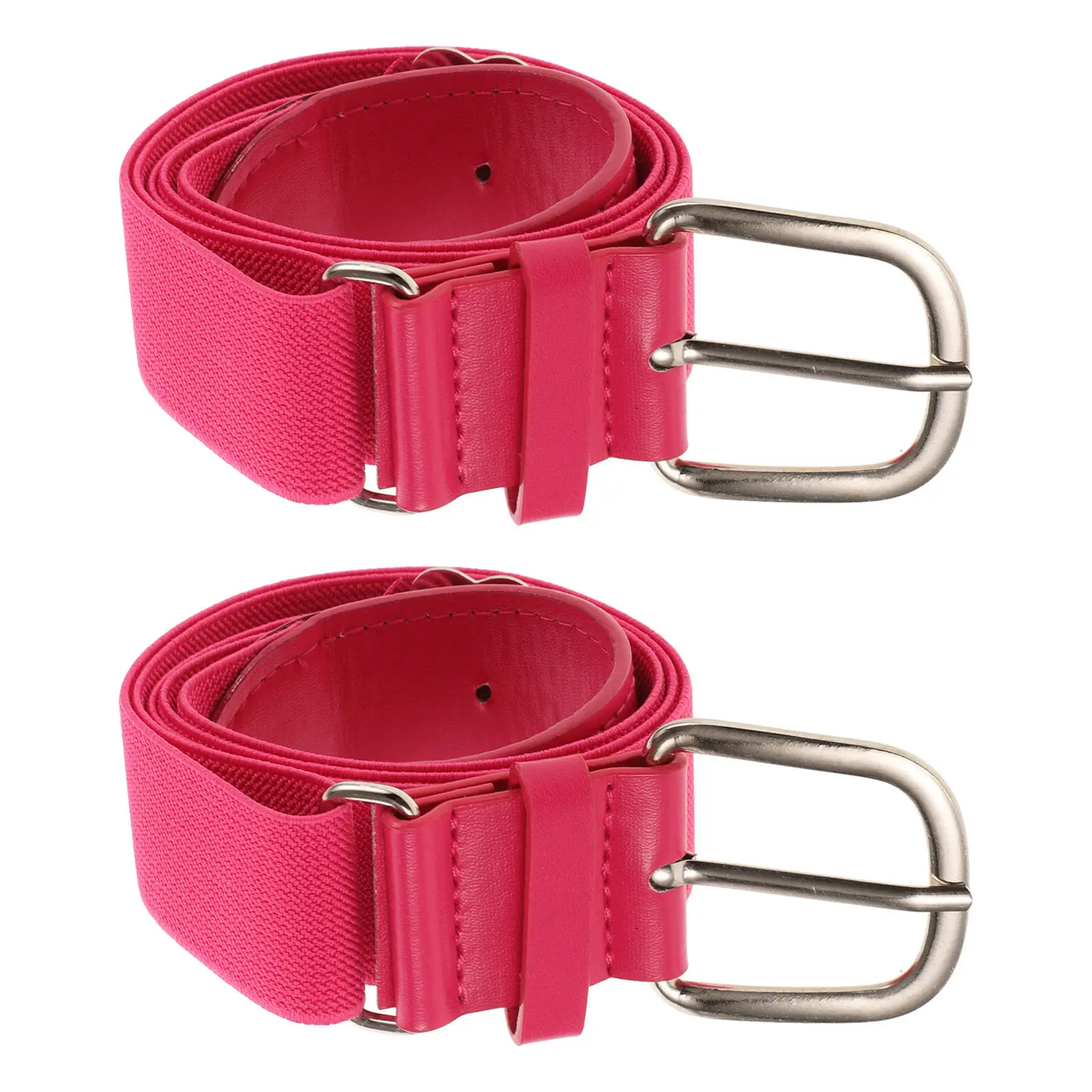 2 Pcs Youth Baseball Belt Pants Adjustable Team Uniform Softball Elastic Stretch