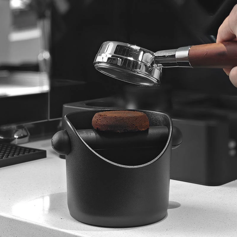 Image of Kaffeesatzbehälter Espresso-Abklopfbehälter Rutschfester Abfallbehälter Barista-Zubehör Café-Mahlwerkzeuge