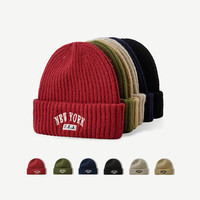 Women's Warm Wool Hat Autumn and Winter Korean Style Fashion Brand Versatile Casual All-Matching Knitted Hat Beanie Hat Tide