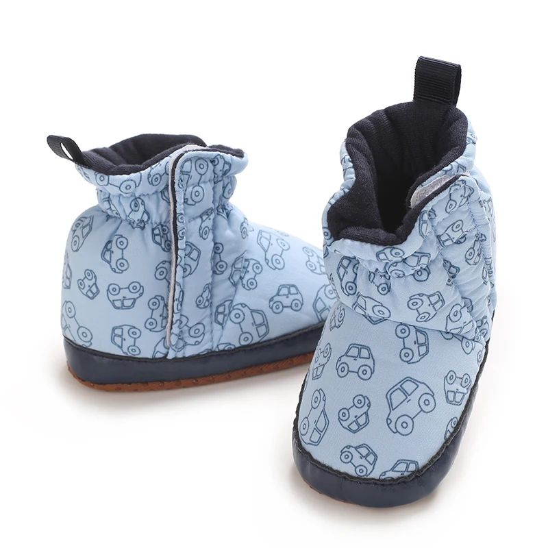 Baby Stiefel Cartoon niedlich hochwertige weiche Baumwolle 0-18m Neugeborenen Pre Step Schuhe geeignet für Frühling und Herbst Mode