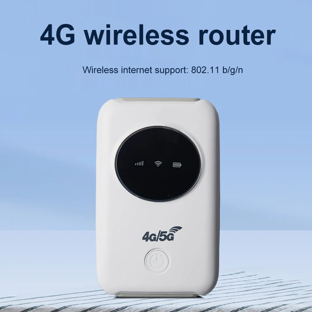 150Mbps 4G LTE Wireless Router 3200mAh with SIM Card Slot Wide Coverage 4G Sim Card Pocket WiFi Router Portable Wireless Modem