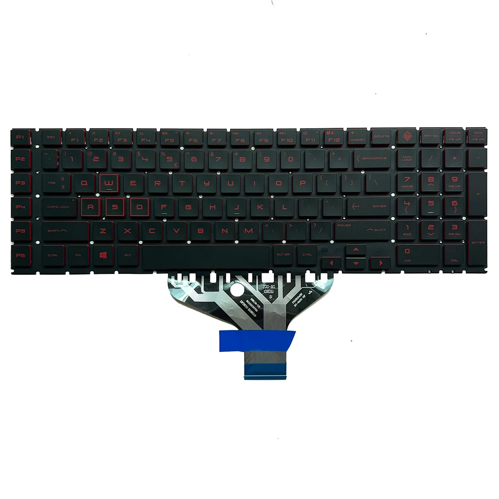 Imagem -06 - Teclado Retroiluminado para hp Omen 17-cb Eua Rgb 17-cb 17-cb1000 17 -- Cb0003xx Cb0006xx Cb0006ng 17-cb0030nr Cb0050nr Cb0090nr Cb1070nr