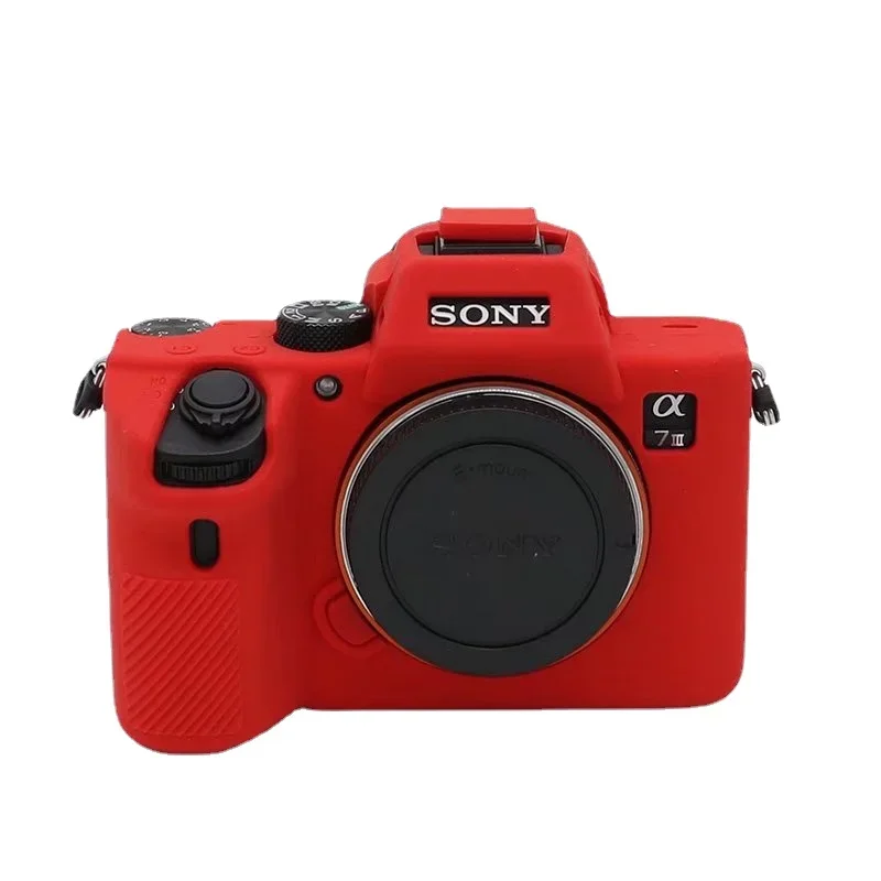 Dla Sony A7 III a7riii A7III a7m3 a7r3 A9 torba na aparat A7III miękka guma silikonowa aparat ochronny pokrowiec na korpus