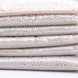 3mm 4mm 5mm White Ivory Acrylic ABS Imitation Round Pearl Beads No Hole Loose Beads DIY Nail Arts Making Craft Decoration
