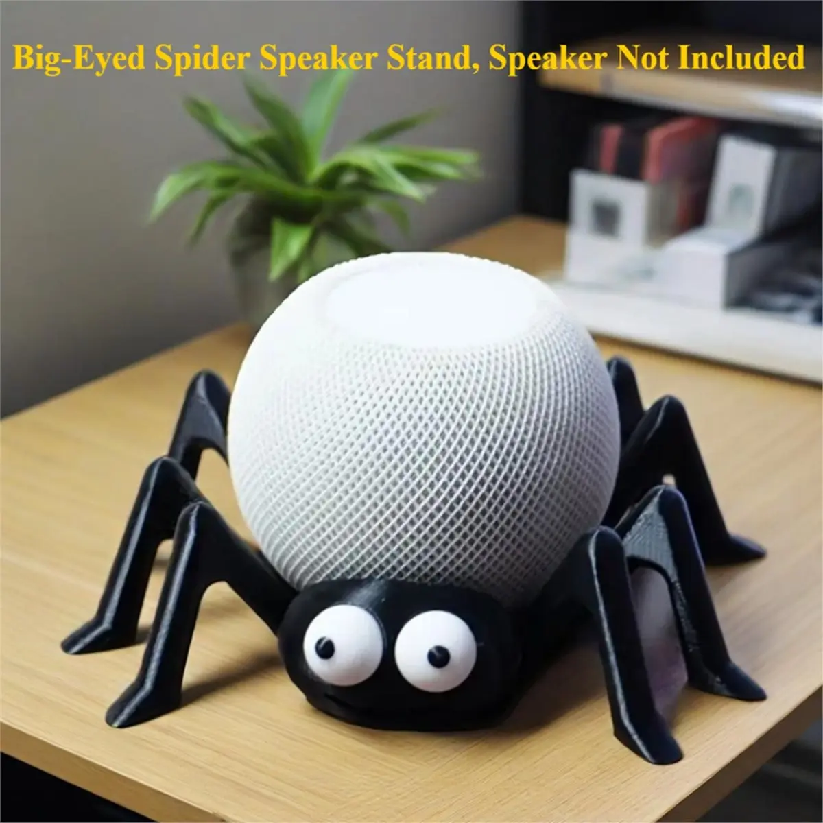 (A99Z] 3D Printed Big-Eyed Spider Speaker Stand for 4th/5th Generation, Cool Desktop Decoration, Birthday Gift