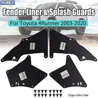 Guardabarros protector contra salpicaduras para Toyota 4Runner 2003-2020 protectores contra salpicaduras guardabarros revestimientos delantal sello 53735-35150 53736-35150