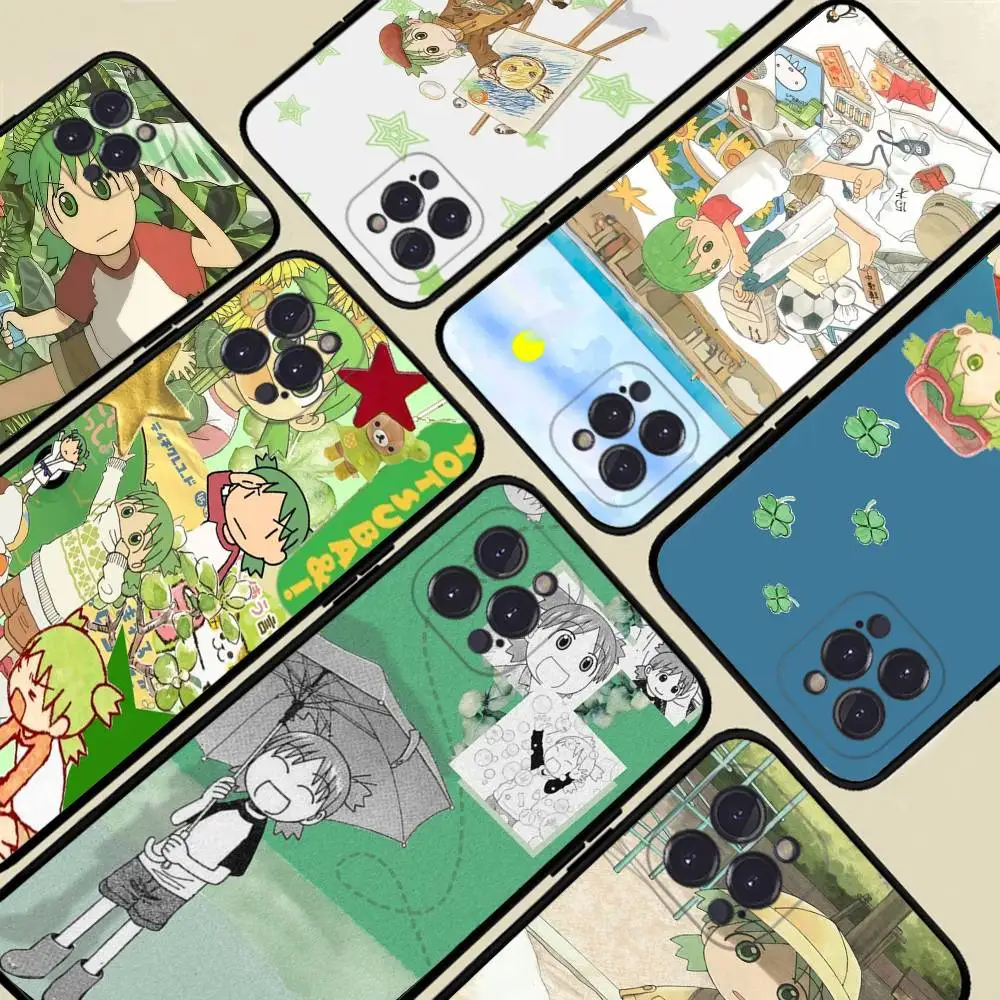 Yotsuba Cute Anime Phone Case For IPhone 17 16 14 15 13 12 11 Pro Max Plus Silicone Soft Cover