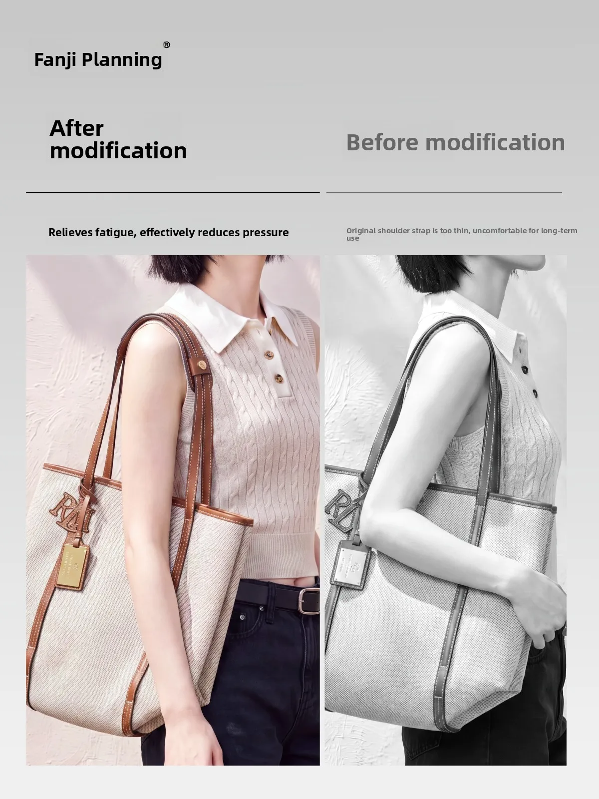 Pressure Relief Shoulder Pad Tote Bag Modification Single Purchase Bag Accessories Suitable for Raf Lauren Emerie Bag