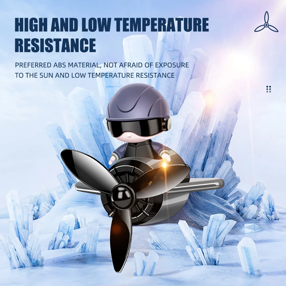 Car Air Freshener Perfume Diffuser Pilot Solar Automatic Rotation Aromatherapy Air Outlet Fragrance Auto Interior Supplies