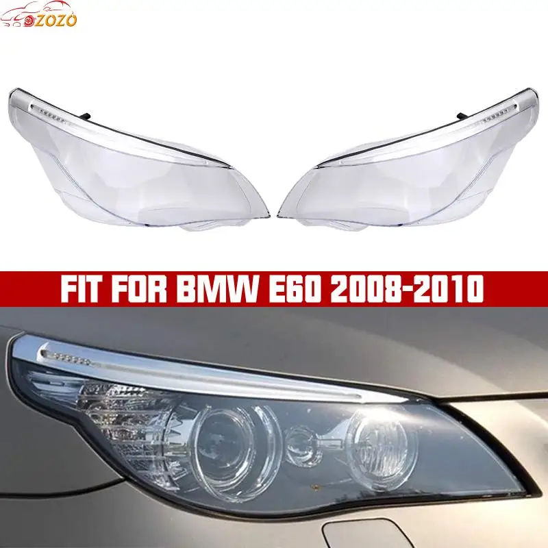 For BMW serie 5 E60 2008 2009 2010 Car Headlight Cover cap Headlamp Shade Head Lamp  headlight lamp cover fit bmw accessories