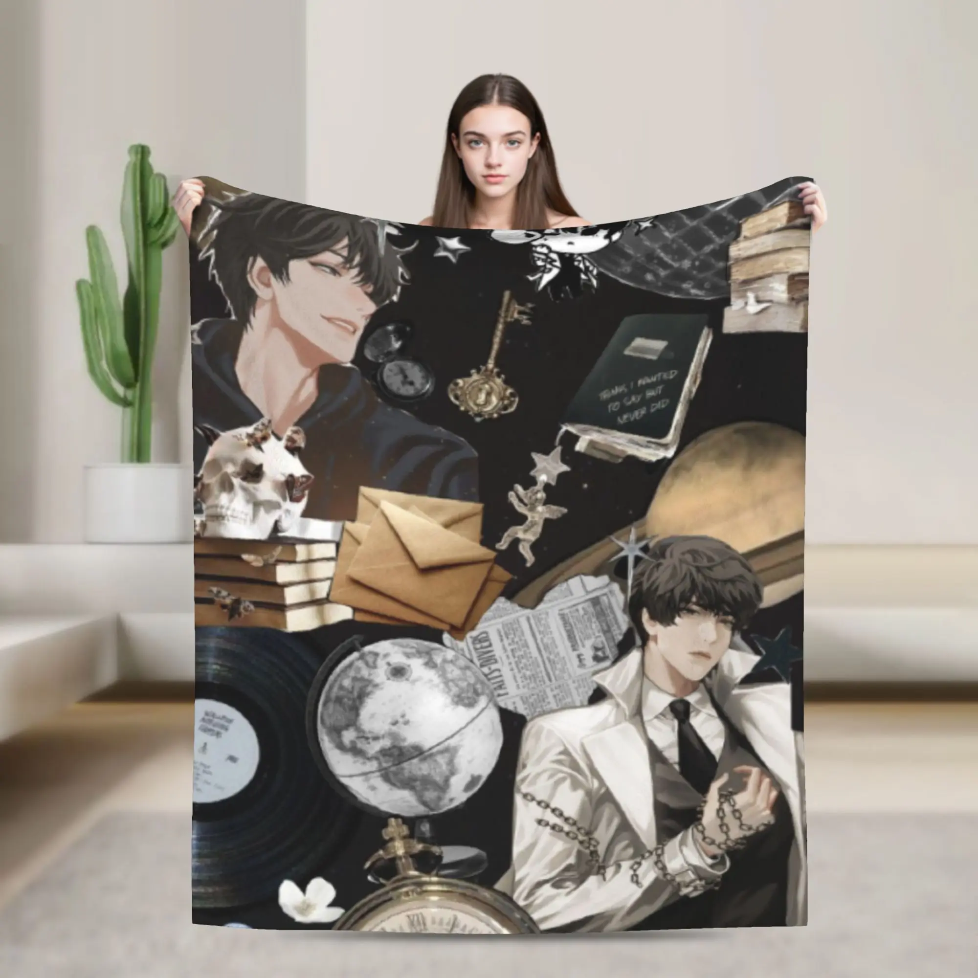 

Super Soft Novel Omniscient Reader Viewpoint Throw Blanket Premium Flannel Fleece Bed Blanket Warm Plush Blankets All Season Use