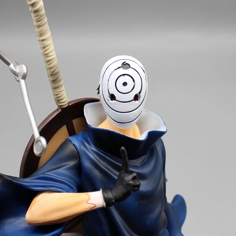 Takara TOMY uchiha obito 14 "อนิเมชั่นตุ๊กตาเปลี่ยนหน้าโมเดลอนิเมะชุดตกแต่งโรงรถ