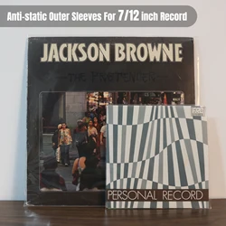 New 50Pcs 7/12inch Clear Vinyl Record Protecter for EP/LP Vinyl Record Bags Anti-static Record Sleeves LP Protective Outer Sleev