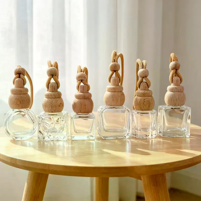 1Pcs 8/10/12ml Alien Cap Empty Car Essential Oil Diffuser Bottle Fragrance Air Freshener Perfume Ornament Accessories