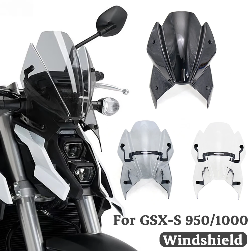 

For Suzuki GSXS950 GSXS1000 2021 2022 2023 Wind Screen Shield Airflow Deflectors GSXS 950 GSX-S 1000 Windshield Windscreen