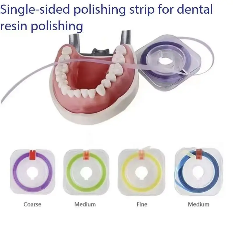 1Pcs Dental Polishing Strip Roll Resin Teeth Grinding Sanding Shaping 4 Colors Dentistry Materials Tooth Whitening Tools