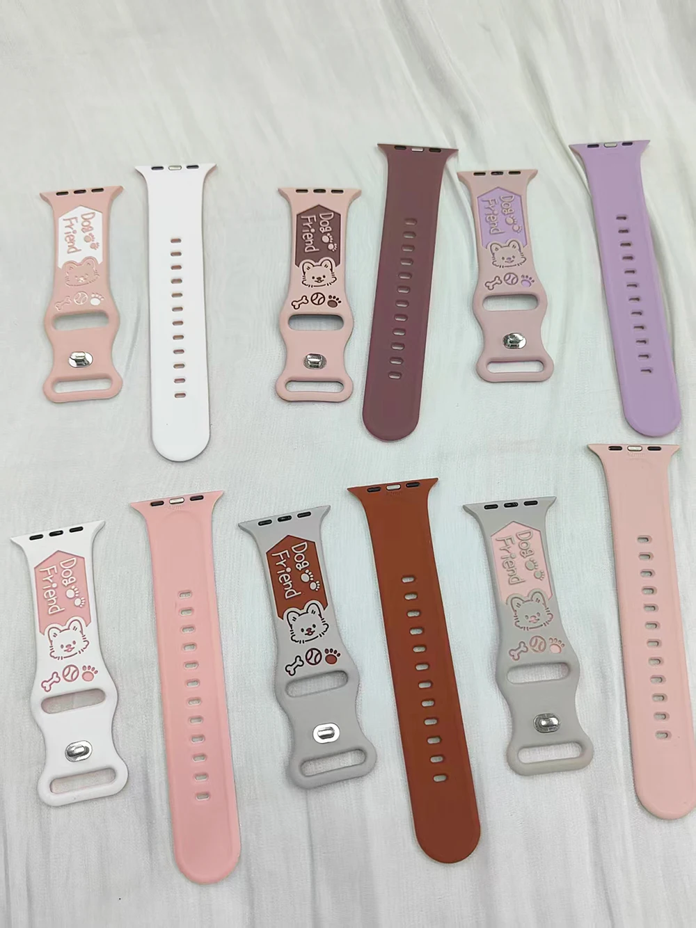 NEW Engraved Strap For Apple Watch Band 46mm 42mm 41-45mm 40-44mm Silicone Sport iWatch Series 11 10 9 8 7 6 5 SE/Ultra 3/2 49mm - view 6