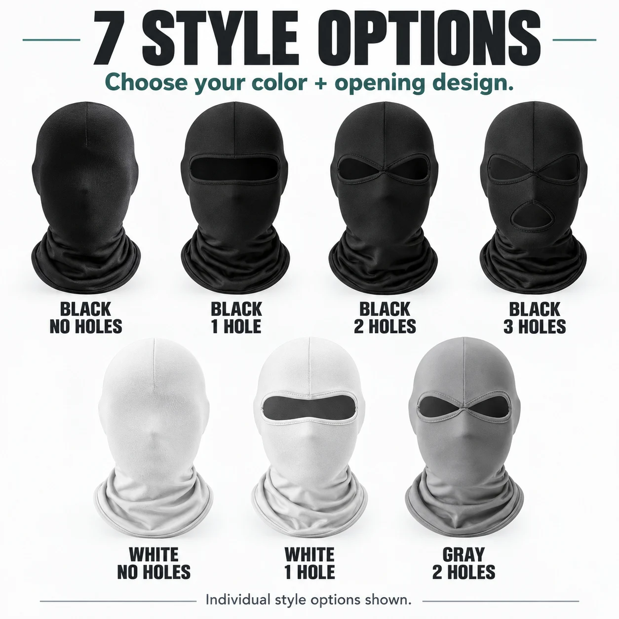 Unisex-Vollgesichtsmaske aus Spandex, Halloween-Maske, Kostüm, Charakter, dunkles Cosplay, Maskenball, Party, sozialer Angstzustand, Privatsphäre, Schutz – Detail 2