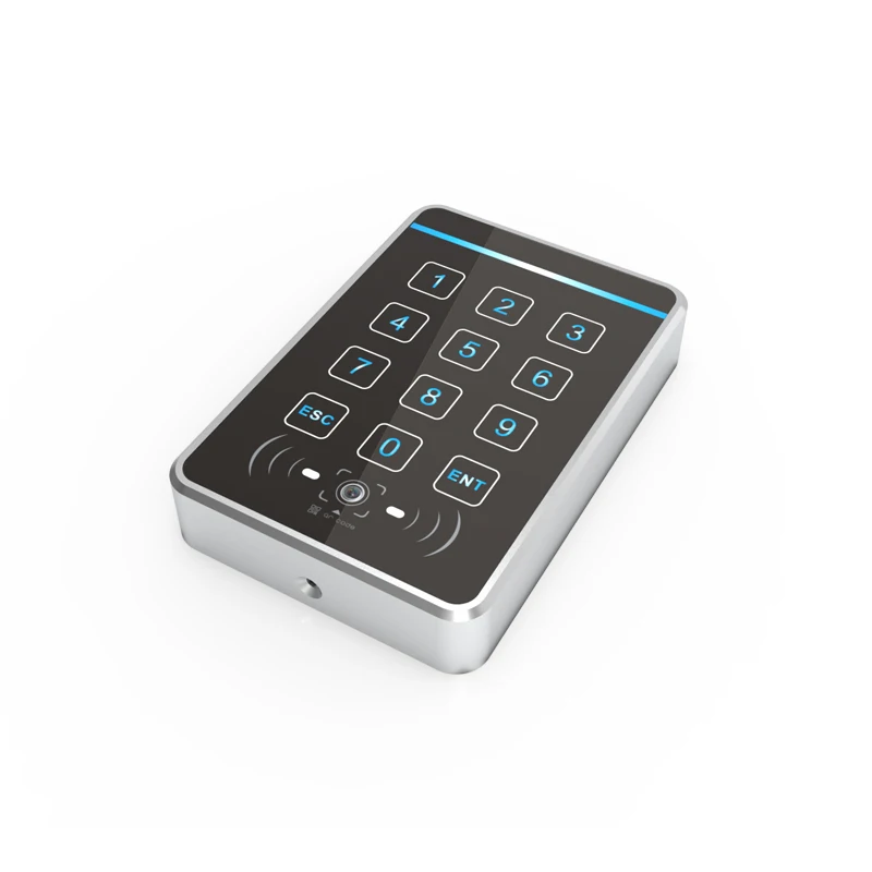 Metal Keypad QR Code Scanner Wiegand Out 13.56 mhz IC 125 mhz ID Card Door Access Control QR Code Reader