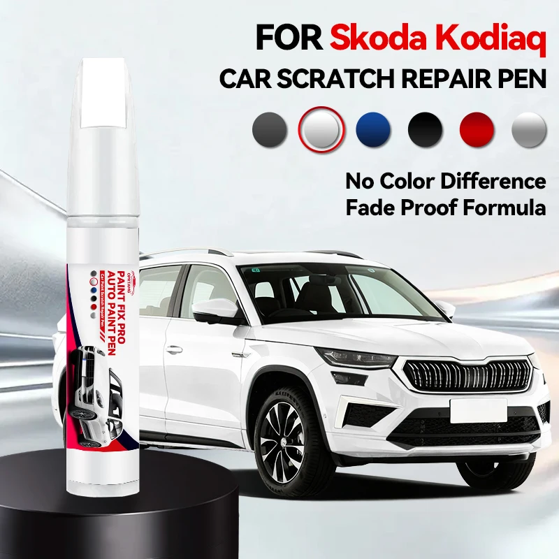 

Ручка-корректор для ремонта лакокрасочного покрытия Skoda Kodiaq 2016-2025 NS, средство для удаления царапин, аксессуары для авто, черный, белый, красный, оранжевый, серебристый, синий