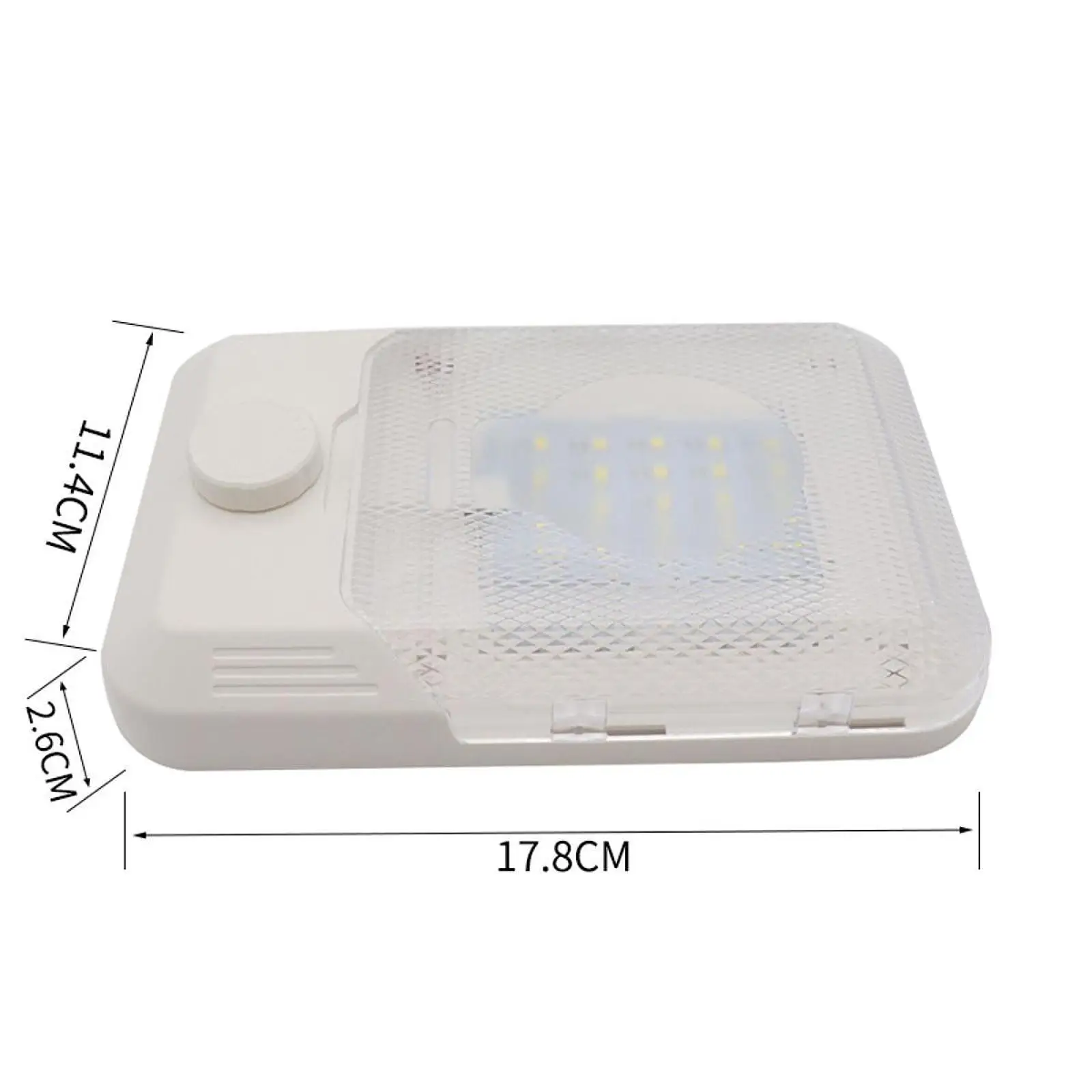 Generic LED RV Ceiling Dome Light Wear Resistant 12V-24V for Trailer