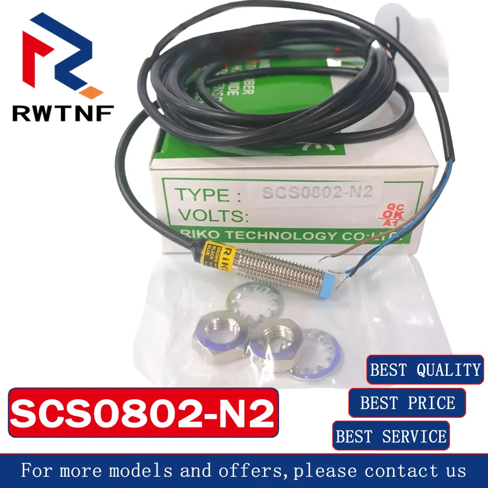 Brand New Genuine SCS0802-N2 RIKO Round proximity switch sensor