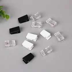 30PCS Self-Adhesive Wall Tapestry Clips Transparency Acrylic Sticky Clips Poster Photo Wall Hanging Spring Clips