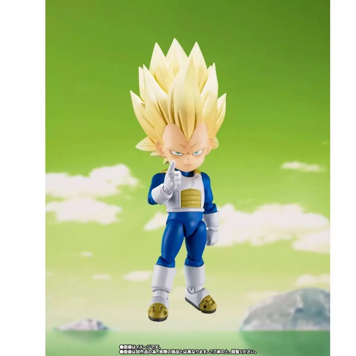 حقيقية SHF لعبة دراغون بول أنيمي الشكل دايما فيغيتا عمل الشكل SSJ3 فيغيتا تمثال جمع تمثال نموذج حلية اللعب هدية #2