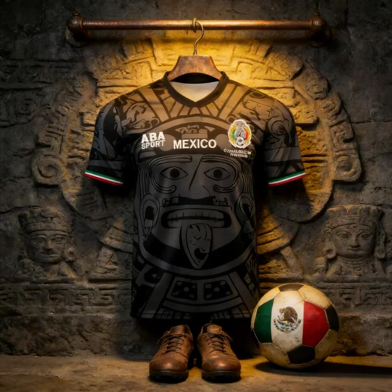 Camiseta Deportiva de Secado Rápido y Transpirable para Hombre, Diseño D Print, Jersey del Equipo de Fútbol Mexicano ABA Sport 1998, Traje de Surf de Manga Corta, Ropa de Playa