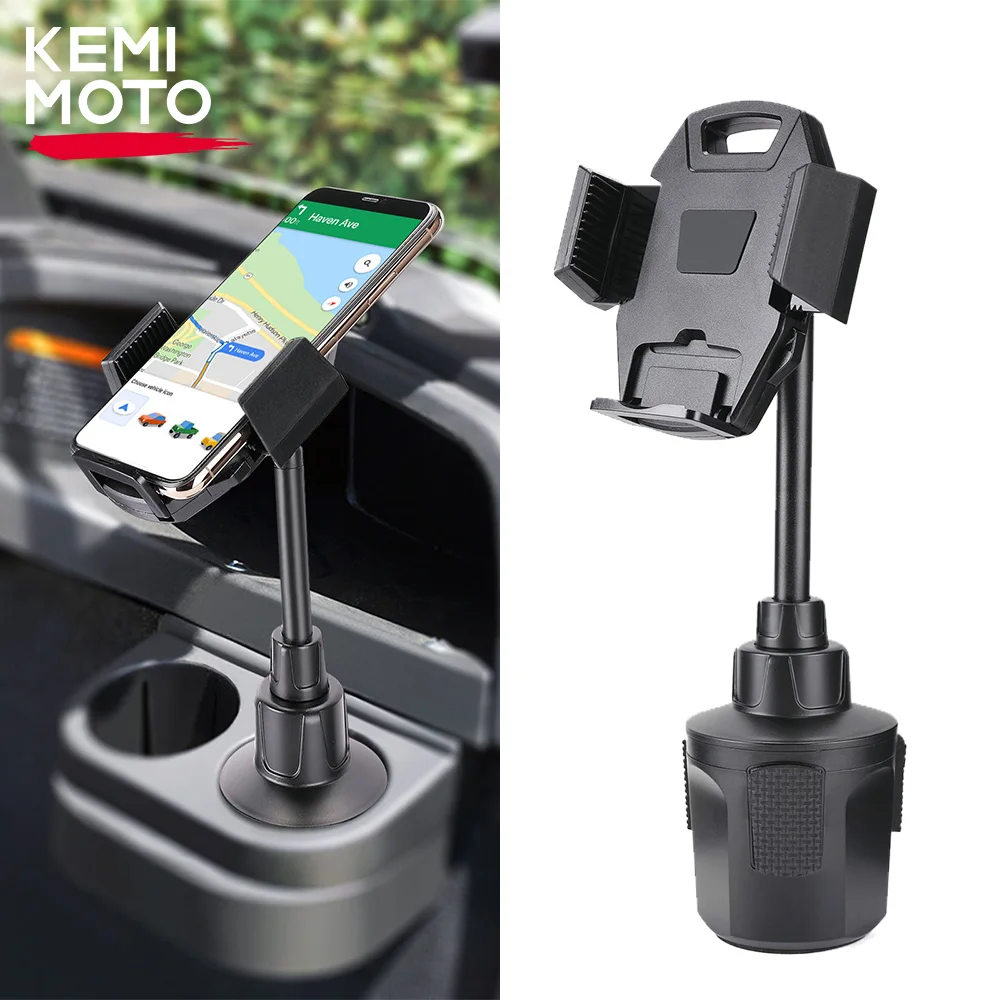 

KEMIMOTO Car Cup Holder Phone Mount 360° Adjustable Cell Phone Holder Compatible with Car, Golf Cart, Truck, ATV, UTV