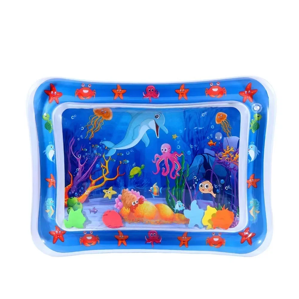 Baby Water Speelkleed Opblaasbaar Kussen PVC Baby Tummy Time Peuter Waterkussen voor Kinderen Vroeg Onderwijs Ontwikkelen Activiteit Speelgoed