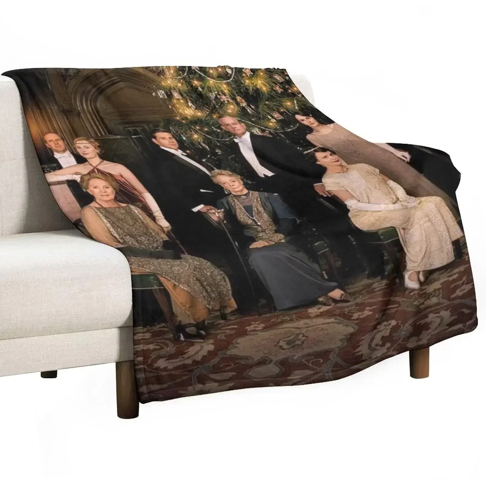 Downton Abbey Cast Throw Blanket Decoratives decorative Blankets