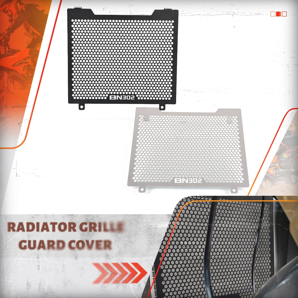 

For BENELLI BN302 BN302S BJ300GSCover Radiator Grille Protector Guard Protection Motorcycle 2017-2021 2022 2023 2024 2025 2026