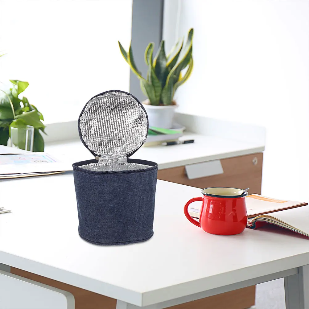 

2Pcs Insulated Lunch Bag Small Food Delivery Cooler Waterproof Portable Large Capacity Thermal Lunch Box for Men Women Kids