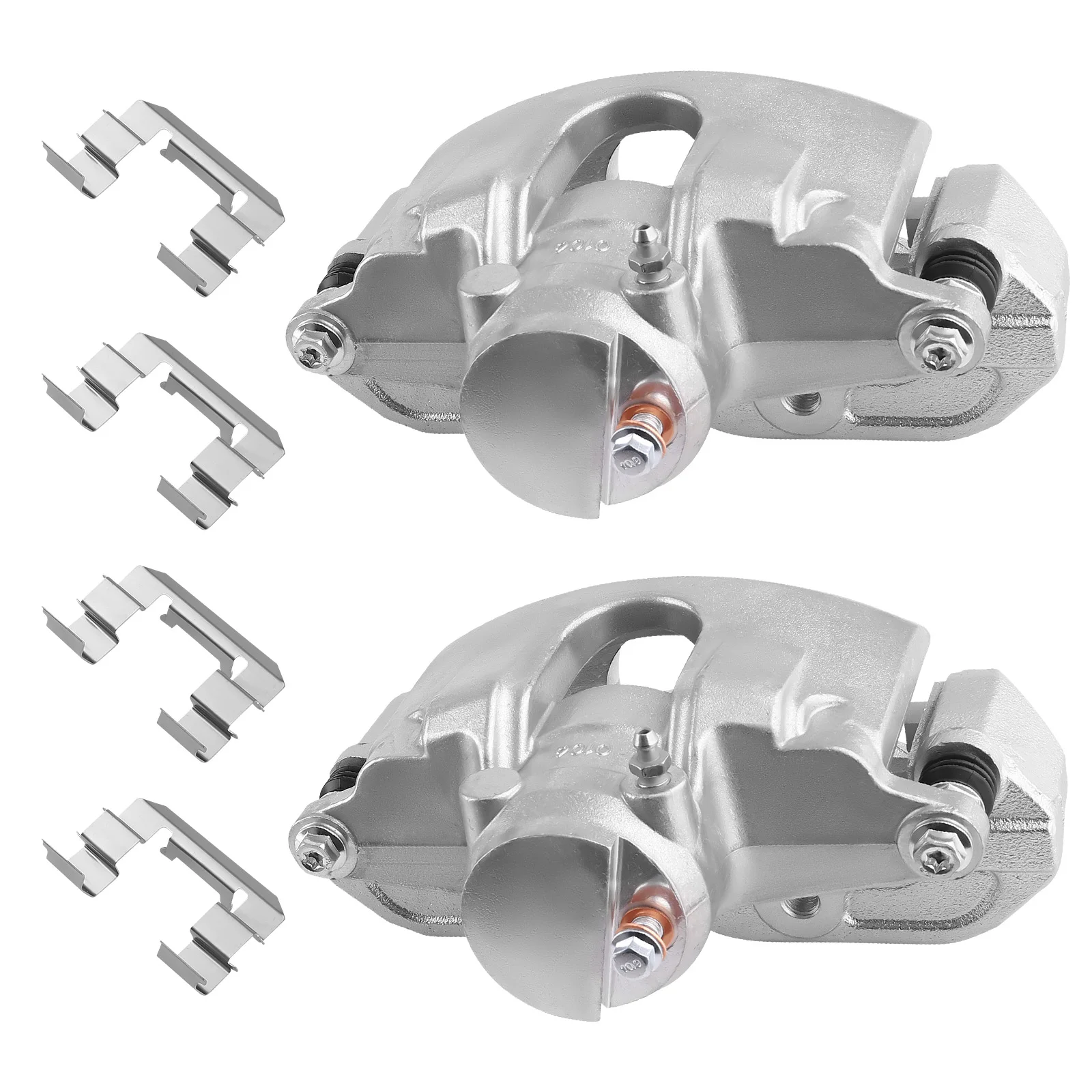 

Set Front LH & RH Disc Brake Caliper W/ Brackets For Ford Focus 2008-11 18-B5069