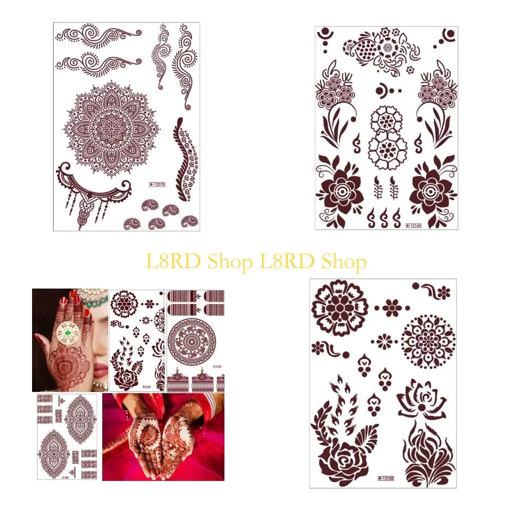 l8rd-9-folhas-tatuagens-temporarias-para-mulheres-meninas-tatuagens-flores-adesivos-tatuagens-renda-marrom-a-prova