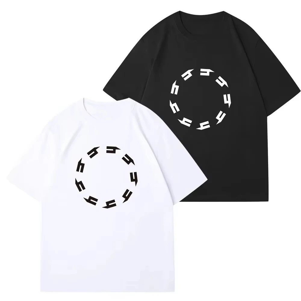 

Summer Yelir World Men's Loose Version Cotton T-Shirt Short Sleeve Breathable Casual Top Summer Fashion Basic Crew Neck T-Shirt