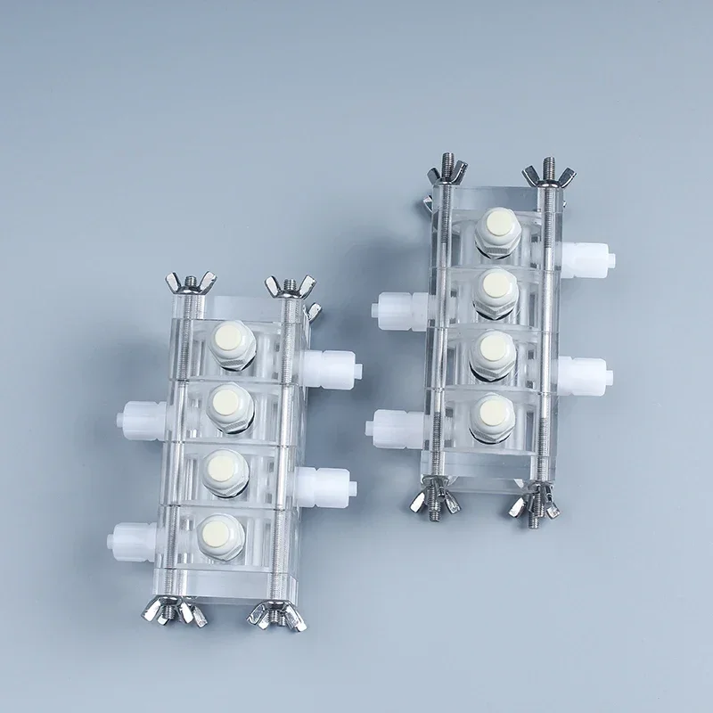 خلية وقود الهيدروجين الوقود الميكروبي خلية التحليل الكهربائي الصغيرة مفاعل الغرفة المزدوجة مع غشاء البروتون الساندويتش MFC