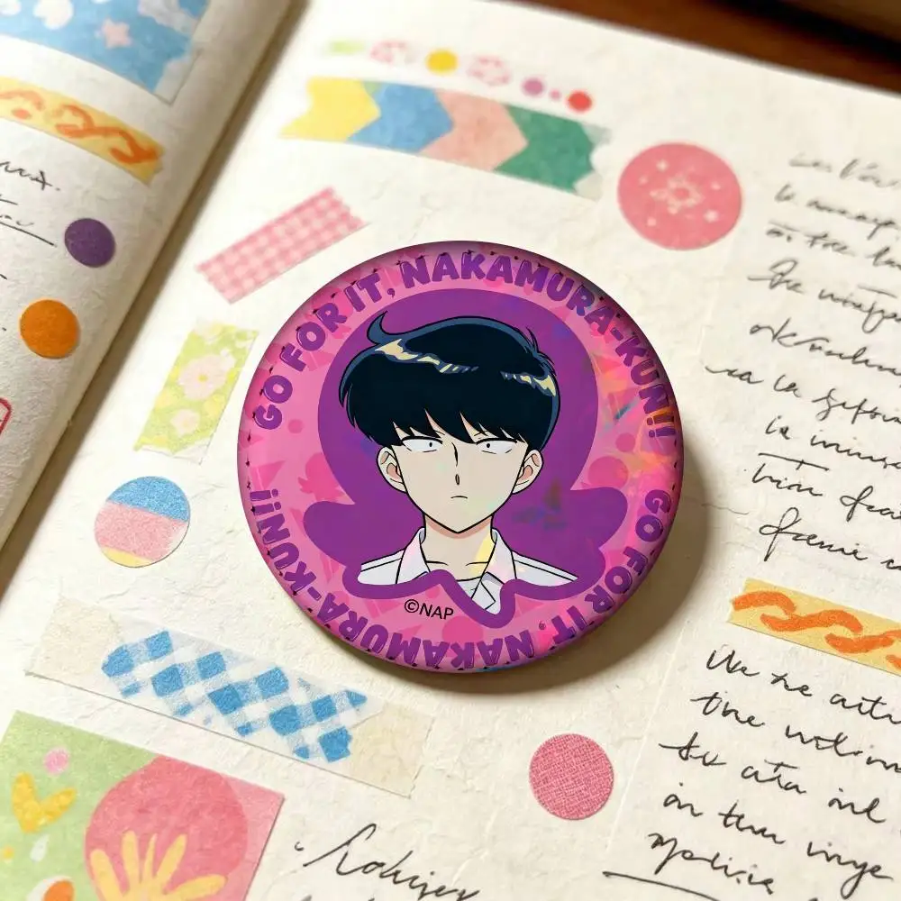 Anime Ganbare! Nakamura-kun!   New Brooches Soft Button Pin Funny Silly Gnarpy On A Skateboard Meme Badge Gamer Collection Gifts