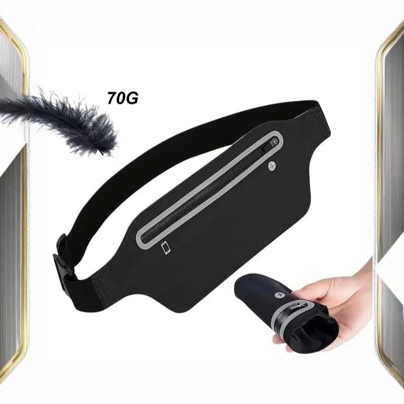 1 Stück Wasserdichte Sport-Handytasche, Laufgürtel, Hüfttasche, Sport-Bauchtasche für Damen und Herren, Laufzubehör – Detail 7