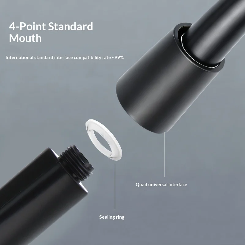 Turbo High Pressure Handheld Shower Head Set with Multi-Function Spray Gun for Home Bathroom Water Heater