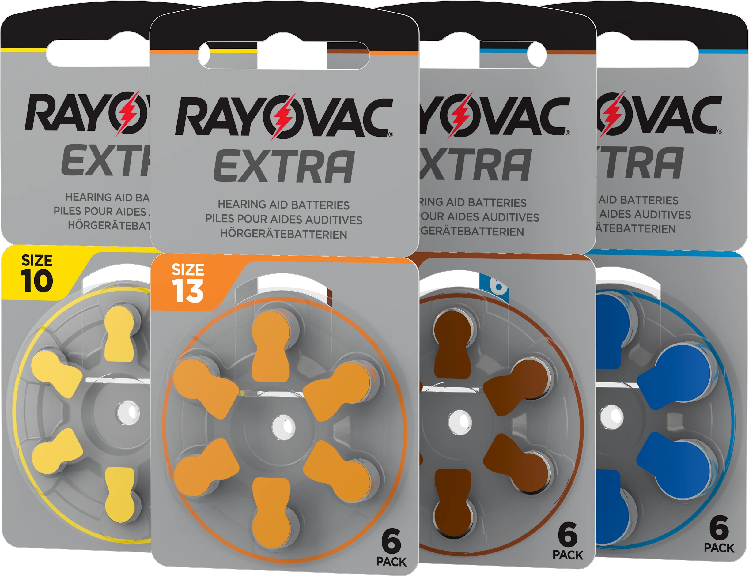 60 PCS Rayovac Extra Performance Hearing Aid Batteries 1.45V 312 312A A312 PR41 Zinc Air Battery For BTE CIC RIC OE Hearing Aids