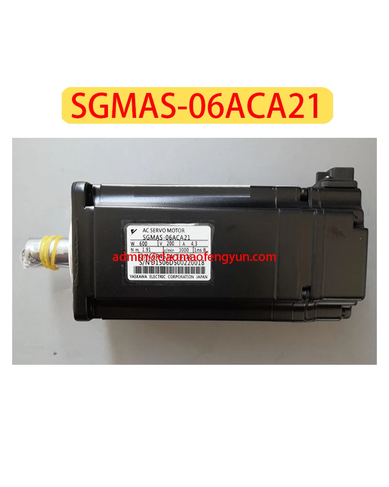 

SGMAS-06ACA21 Brand new Servo motor SGMAS 06ACA21，Fast shipping
