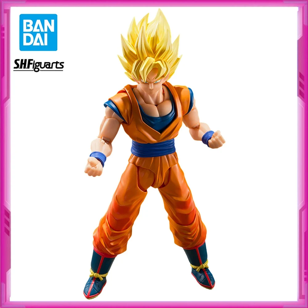 

Original BANDAI SHF Dragon Ball Z Son Goku PVC Anime Figures Action Figure Model Toys Christmas Gift
