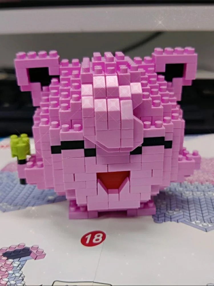 Pokemon Kleine Einfache Bausteine Charakter Anime-Figur Actionfiguren Grafik-Diamant-Mini-Modell Taschenmonster Sammelgeschenk