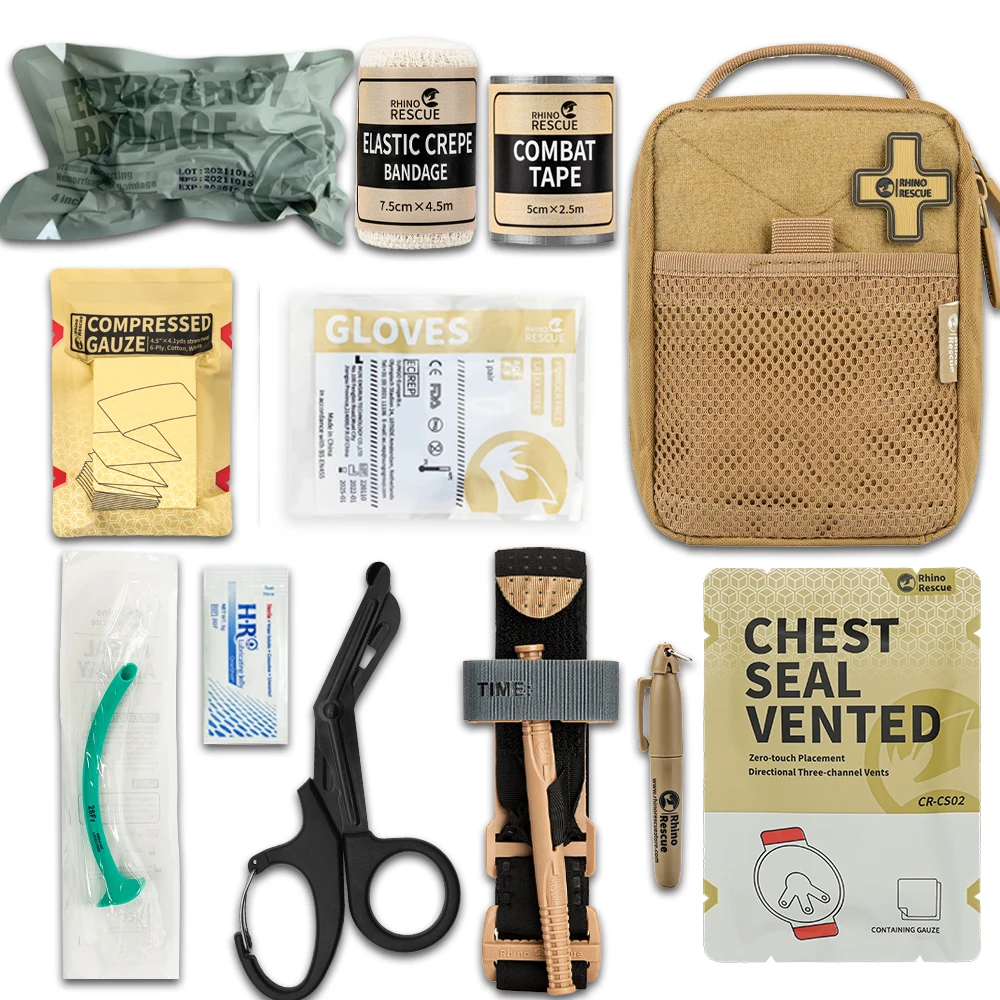 Rhino Rescue Kit di pronto soccorso Molle Pouch Outdoor IFAK borsa da campeggio Kit borsa da trekking