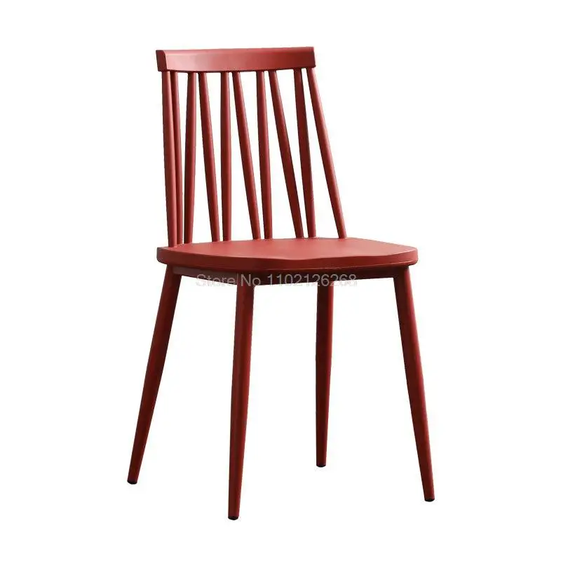 الشمال كرسي الحديثة الحد الأدنى كسول المنزلية البلاستيك الخلفي البراز الترفيه مكتب كرسي Ins الطعام كرسي وندسور كرسي 2022 #5